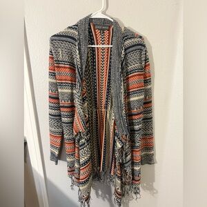 Almost Famous Multicolor Patterned Cardigan